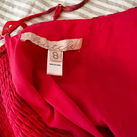 Hutch Anthropologie Quinn Pleated Midi Cocktail Dress - Picture 8 of 8